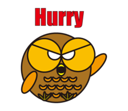 circle face 7 owl part 3 sticker #618170