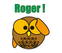 circle face 7 owl part 3 sticker #618173