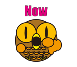 circle face 7 owl part 3 sticker #618174