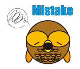 circle face 7 owl part 3 sticker #618186