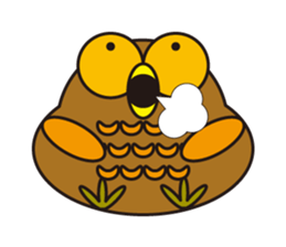 circle face 7 owl part 3 sticker #618195