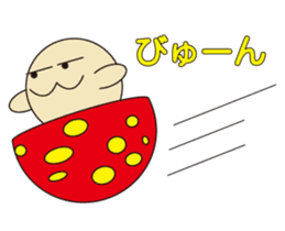 circle face 13 mushroom 2 : for japanese sticker #618901