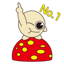 circle face 13 mushroom 2 : for japanese sticker #618916