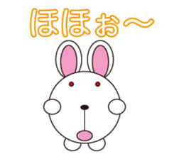 circle face 10 rabbit : for japanese sticker #618922