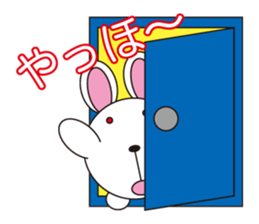 circle face 10 rabbit : for japanese sticker #618924