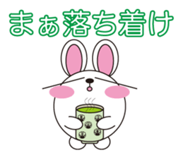 circle face 10 rabbit : for japanese sticker #618925