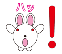 circle face 10 rabbit : for japanese sticker #618933