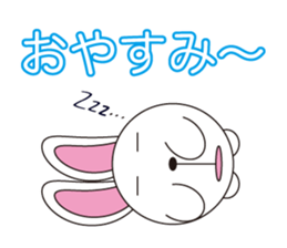 circle face 10 rabbit : for japanese sticker #618935