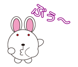 circle face 10 rabbit : for japanese sticker #618936
