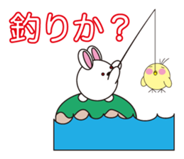 circle face 10 rabbit : for japanese sticker #618940