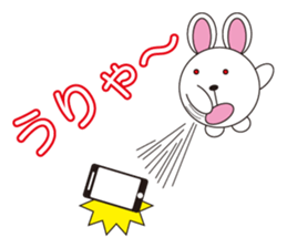 circle face 10 rabbit : for japanese sticker #618942