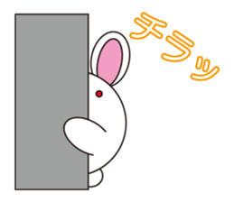 circle face 10 rabbit : for japanese sticker #618945