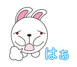 circle face 10 rabbit : for japanese sticker #618955