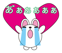 circle face 10 rabbit : for japanese sticker #618957