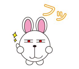 circle face 10 rabbit : for japanese sticker #618959