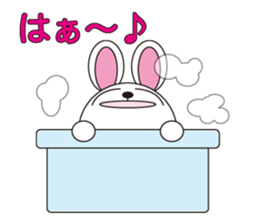 circle face 10 rabbit 1 : for japanese sticker #619094