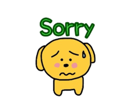 Mr. Mal puppy sticker #619292