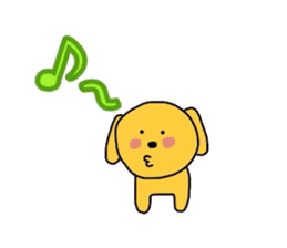 Mr. Mal puppy sticker #619301