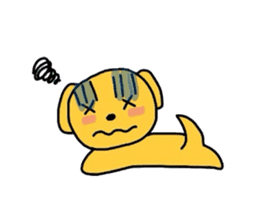 Mr. Mal puppy sticker #619306