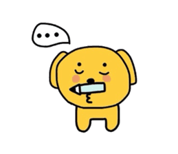 Mr. Mal puppy sticker #619312