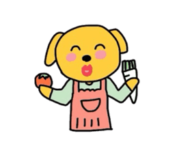 Mr. Mal puppy sticker #619317