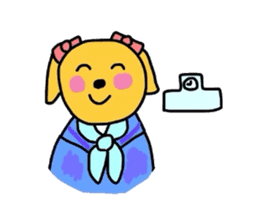 Mr. Mal puppy sticker #619319