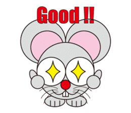 circle face 16 mouse part 1 sticker #619325