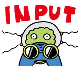 White cat hard-boiled detective 2 sticker #619606