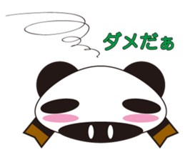 circle face 3 pig-panda : for japanese sticker #619692