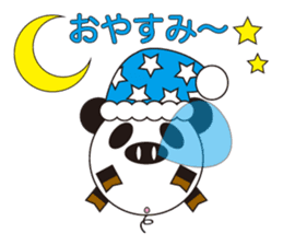 circle face 4 pig-panda : for japanese sticker #619723