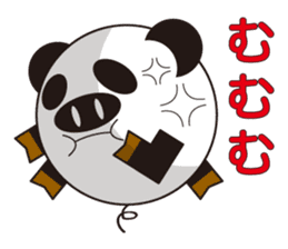 circle face 4 pig-panda : for japanese sticker #619732