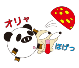 circle face 4 pig-panda : for japanese sticker #619740