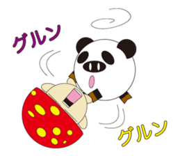circle face 4 pig-panda : for japanese sticker #619741