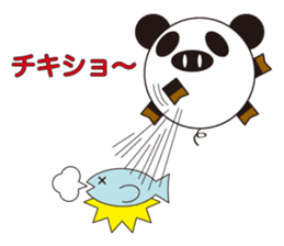 circle face 4 pig-panda : for japanese sticker #619742