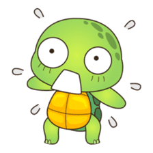 Pura, the cool and funny turtle sticker #619763