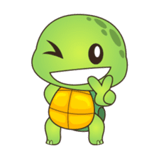 Pura, the cool and funny turtle sticker #619770