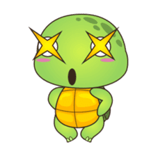 Pura, the cool and funny turtle sticker #619771