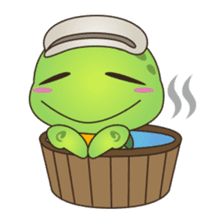 Pura, the cool and funny turtle sticker #619773