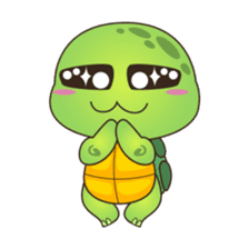 Pura, the cool and funny turtle sticker #619774