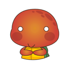 Pura, the cool and funny turtle sticker #619780