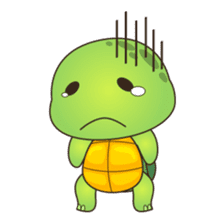 Pura, the cool and funny turtle sticker #619787