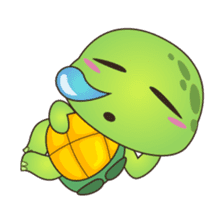 Pura, the cool and funny turtle sticker #619790