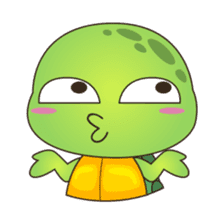 Pura, the cool and funny turtle sticker #619791