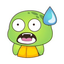 Pura, the cool and funny turtle sticker #619793