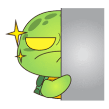Pura, the cool and funny turtle sticker #619794