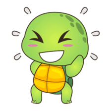 Pura, the cool and funny turtle sticker #619795