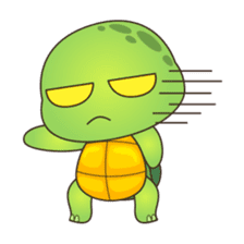 Pura, the cool and funny turtle sticker #619798