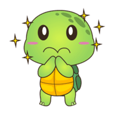 Pura, the cool and funny turtle sticker #619799