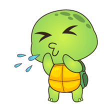 Pura, the cool and funny turtle sticker #619800