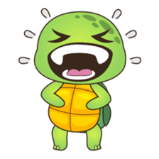 Pura, the cool and funny turtle sticker #619801